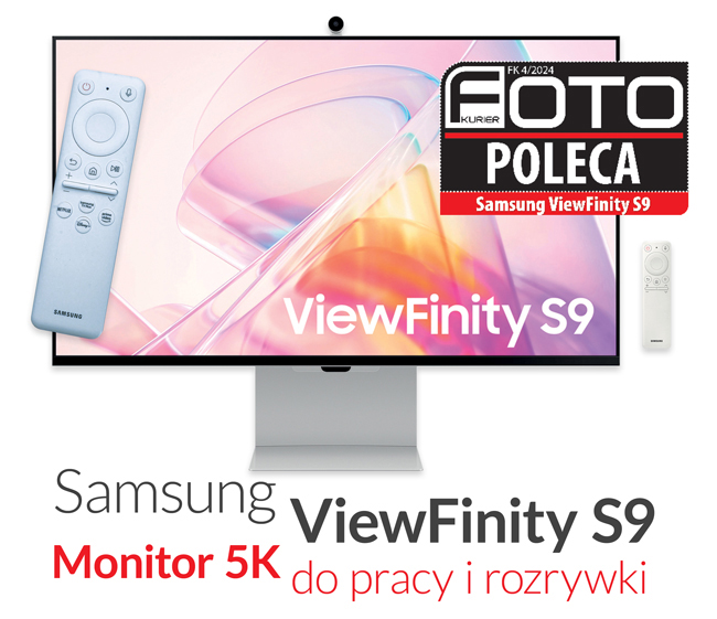 Samsung ViewFinity S9 - test monitora 5K - dopracy i rozrywki - artyku zFoto-Kuriera 4/24